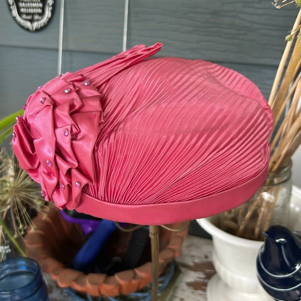 Vintage Hot Pink Hat - Picture 14 of 16